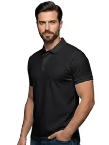 XENOVAURBAN Cotton Polo t Shirt for Man | Regular Fit Solid Color Classic Cotton Polo T-Shirt with Collar for Men