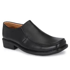 Centrino Slip-On Men's Formal Shoe | Stylish with Soft Cushioned Insole | Trendy Slip-On Design | Durable with Anti-Skid Sole | Perfect for Formal Wear 9272-1 Black