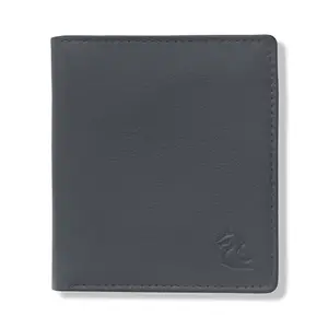 KARA Black Genuine Leather Men's Wallet - Bifold Wallets for Men with 6 Card Slots