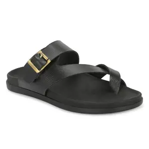 AZZARO BLACK Mens Fashion Slipper G1250_GID Black