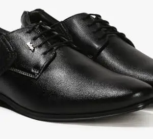 Lee Cooper Men's LC7215E Leather Formal Shoes_LC7215E_Black_45