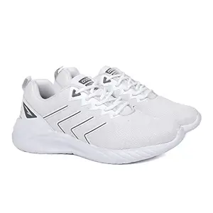 ASIAN Men's Plasma-05 Sports Running Shoes for Men I Sport Shoes for Boys with Eva Sole for Extra Jump I Casual Shoes for Men's & Boy's White