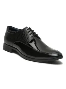 Kosher Black Lace-up Formal Shoes for Men