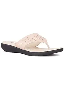 Bata Womens DORIAN BEIGE Flip-Flop Slipper - 7 UK