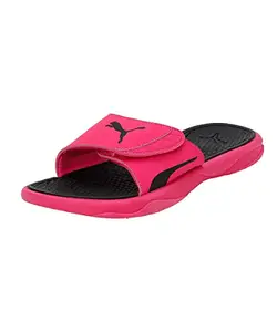 Puma womens Royalcat Comfort Wns Ravish-Black Slide Sandal - 6 UK (37228112)