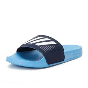 Adidas mens Contaro M PULBLU/CONAVY/FTWWHT Slipper - 8 UK (GB2633)