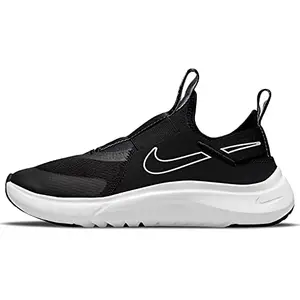 Nike Unisex-Child Black/White Running Shoes - 5.5 UK