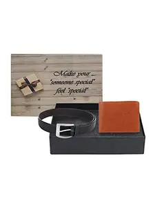 Swiss Design SDWC-116 Wallet & Belt Gift Set for Men