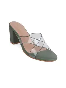 Iconics Women Sandal,Green,UK-6