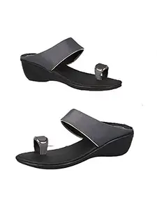 Bagadiya Trading Walktrendy Womens Synthetic Grey Open Toe Heels - 3 UK (Wtwhs491_Grey_36)