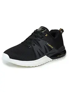 ABROS Men's Matrix ASSG0146 Running Shoes -Black/Gold -9UK