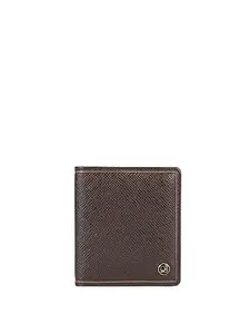 Da Milano Genuine Leather Brown Bifold Mens Wallet with Multicard Slot (0665B)