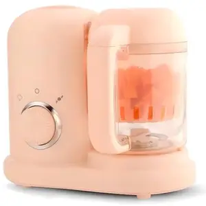 24x7 eMall 4-in-1 Baby Food Processor Cooker, Blender, Steamer and Defroster Baby Meal Essentials Make Healthy Fresh Food at Home Pink Colour