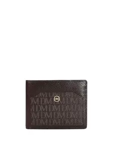 Da Milano Genuine Leather Brown Bifold Mens Wallet with Multicard Slot (10051F)
