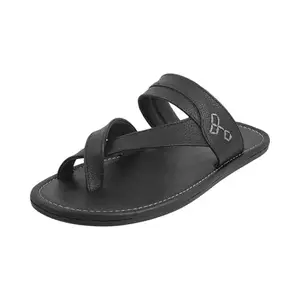 Walkway by Metro Brands Men's Black Slippers (16-98978)
