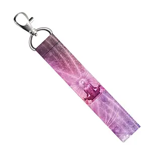 ISEE 360® Om Yoga Lanyard Tag with Swivel Lobster for Gift Luggage Bags Backpack Laptop Bags L X H 5 X 0.8 INCH