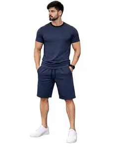 Mack Jonney Men's Polyester Lycra Tracksuit | Lightweight Sports & Gym Wear | Comfortable Running & Training Track Suit for Men-MJ-185
