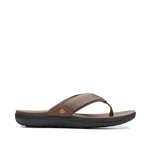 Clarks Men's 261410187 Brown Flip Flop-9 UK