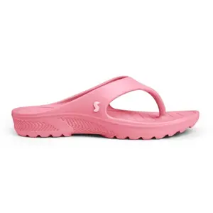 SOLETHREADS SUNRISE|Comfortable| Stylish| Lightweight| Waterproof | Soft | Beachwear | Colourful Slipper| Indoor| Outdoor| | Bathroom Slipper | Breathable |Everyday Flip Flop | Flip Flops for Women | PINK | UK 5
