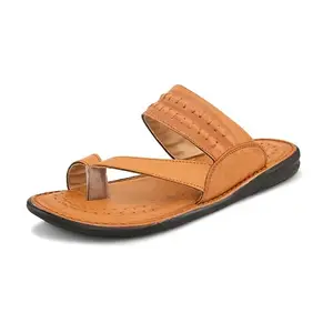 Centrino Men's Slippers | Kolhapuri Style Chappals with Soft Cushioned Footbed | Comfortable & Durable | Traditional Yet Stylish Footwear for Men 9547-3