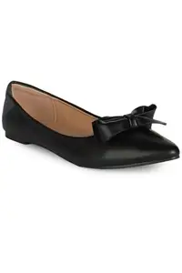 Allen Solly Women Black Casual Ballerinas