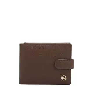 Da Milano Leather Money Clip with Multicard Slot - Brown (10055)
