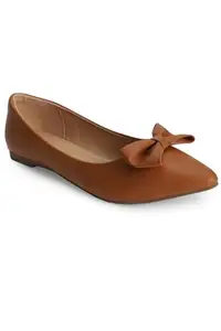 Allen Solly Women Brown Casual Ballerinas