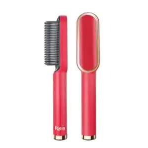 KTEIN Hair Straightener Brush : Smooth Straightening & Effortless Curling with Safety Assurance