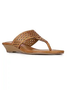 Bata Women's Slip-on Sandal - Copper (4 UK) (5718332)