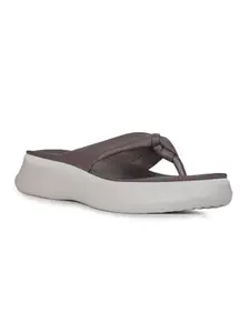 Bata Women's Thong Flip Flops – Comfortable, Stylish, and Perfect for Warm Weather Grey