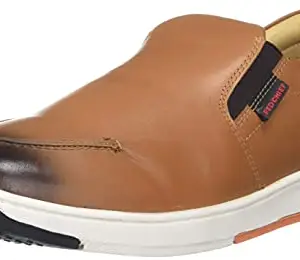 Red Chief Genuine Leather Casual Shoes for Men (RC3721 006 7) TAN