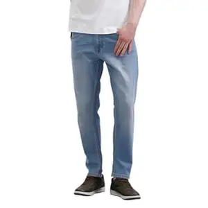 WROGN Men's Cotton Stretch Crop Jeans | Heavy Fade | Skinny Fit