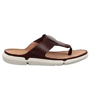 Clarks Men British Tan Leather Sandals-9 UK/India (43 EU) (91261467797090)