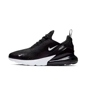 Nike Men's Air Max 270 Running Shoes, Black, 8 US