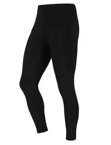 Compression Pants Tights, Skins, Men's Legging, Base Layer for Gym, Running, Swimming, Cricket, Cycling, Football, Yoga, Basketball, Tennis, Badminton & More (in, Alpha, S, Regular, Black)
