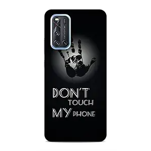 SmashItUp Don't Touch My Phone 3D Printed Back Cover for Vivo V19