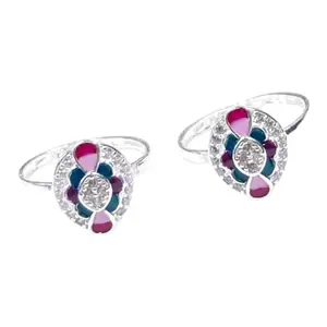 Shree Shobha Collection Silver Toe Ring Toe-ring |Gift for Women and Girls | Pure Chandi Ki Becchiya|Adjustable|weight-3 gm