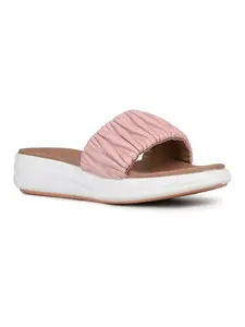Inc.5 Womens Peach Casual Solid Round Toe Casual Flats