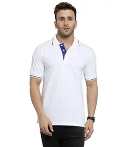 Scott International Polo T-Shirts for Men - Collar Neck, Half Sleeves, Cotton, Regular fit Stylish Branded Solid Plain Tshirt for Men-Comfortable Polo T-Shirt