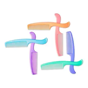 Zodiac Hair Combs Set, 6 Pieces, Multi-Colour, Handle Design