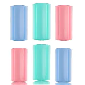 6 Pieces Lice Comb Lice And Nits Removal Comb Dandruff Dust Narrow Teeth Comb for Women,kids and Men, Multi Colors - Pack of 6