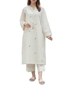 Women's Midi Dress, Red Floral Print, Puff Sleeves, A-Line Fit and Flare Style