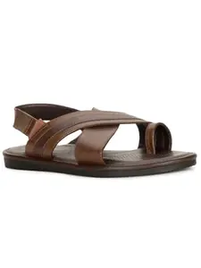 Bata Men's Slip-on Sandal - BROWN (9 UK) (8614065)