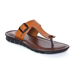 AJANTA Men Tan Sandal PU3091
