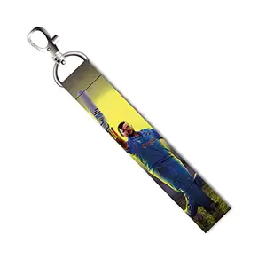 ISEE 360® Suresh Raina Cricketer Lanyard Tag with Swivel Lobster for Gift Luggage Bags Backpack Laptop Bags L X H 5 X 0.8 INCH