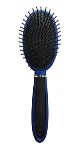 Foreign Holics Velvet Touch Soft Bristle Paddle Round Shape Hair Brush 10 inches For Men and Women (Multicolored)