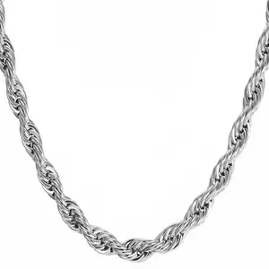 Heer Collection Stainless Steel Latest Daily Use Figaro Necklace Chain| White | Gift Option | Classic Style