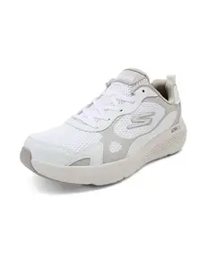 Skechers Men Running Shoes-Go Run Elevate-220326Id-Wgry-7, White, 6 UK