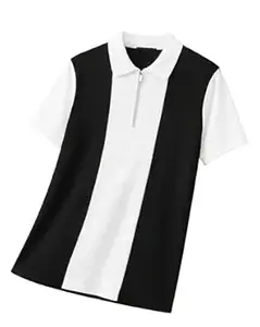 Enitor Stylish Half Sleeves Polo Neck T-Shirt for Mens, Casual Wear T-Shirt for Men, Formal Half Zipper T-Shirts for Boys, Summer Wear Tshirts for Boy