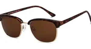 VINCENT CHASE EYEWEAR Vincent Chase By Lenskart | Full Rim Round | Polarized and 100% UV Protected | Men & Women | Medium | VC S14481